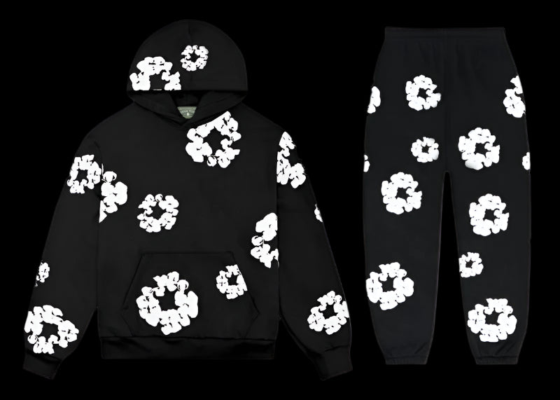 Denim Tears The Cotton Wreath Set Black