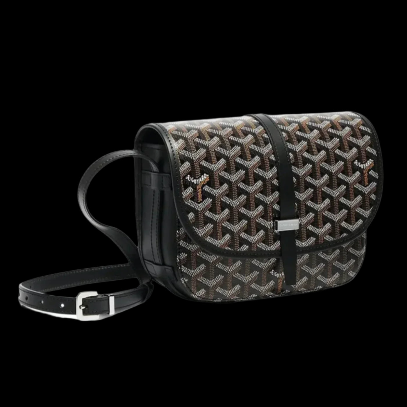 Goyard Belvedere Black Messenger Bag