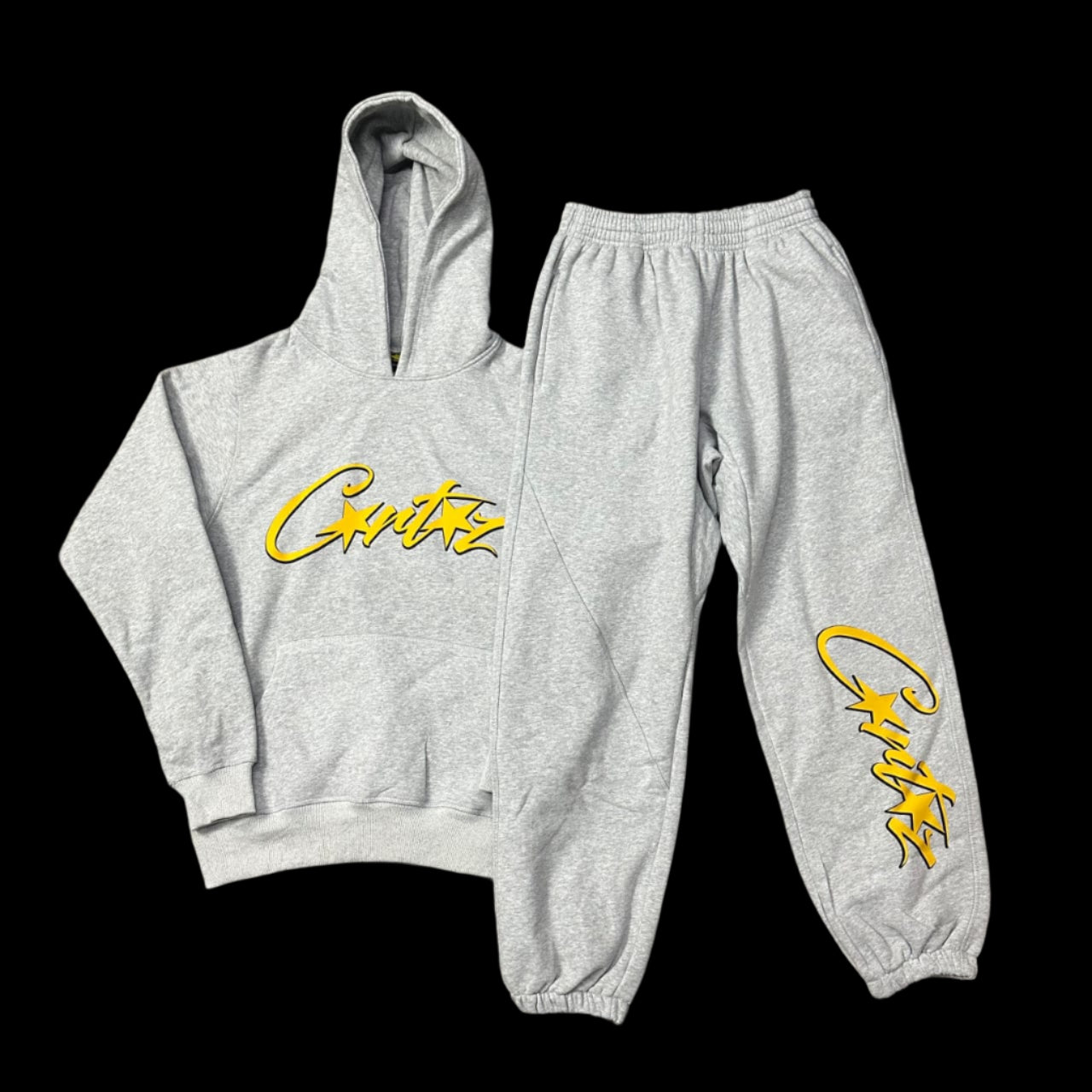 Corteiz All Starz Grey & Yellow Set