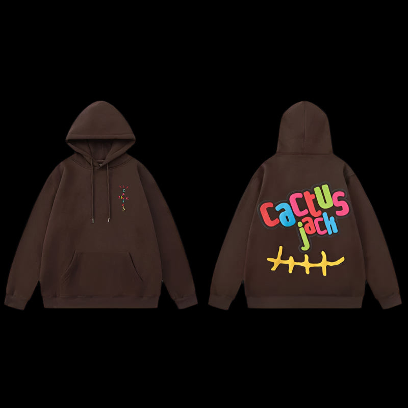 Cactus Jack Hoodie Brown