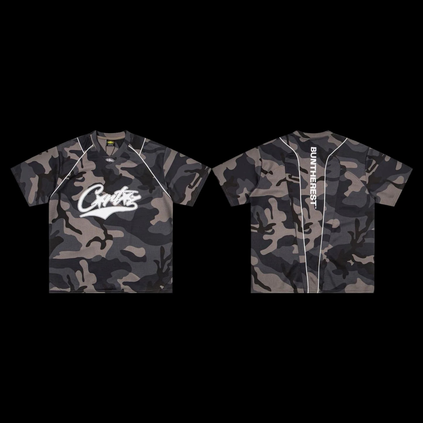 Corteiz Black Camo T-shirt