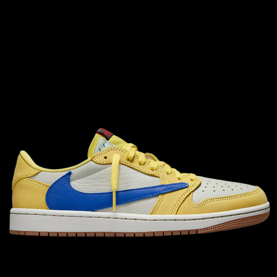 Travis Scott Jordan 1 Lows Canary