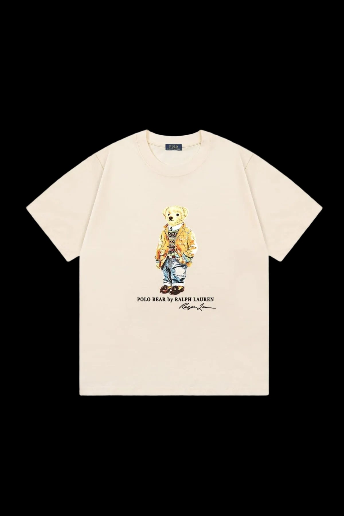 Polo Ralph Lauren "Utility Jacket & Denim" Bear T-shirt (Cream)