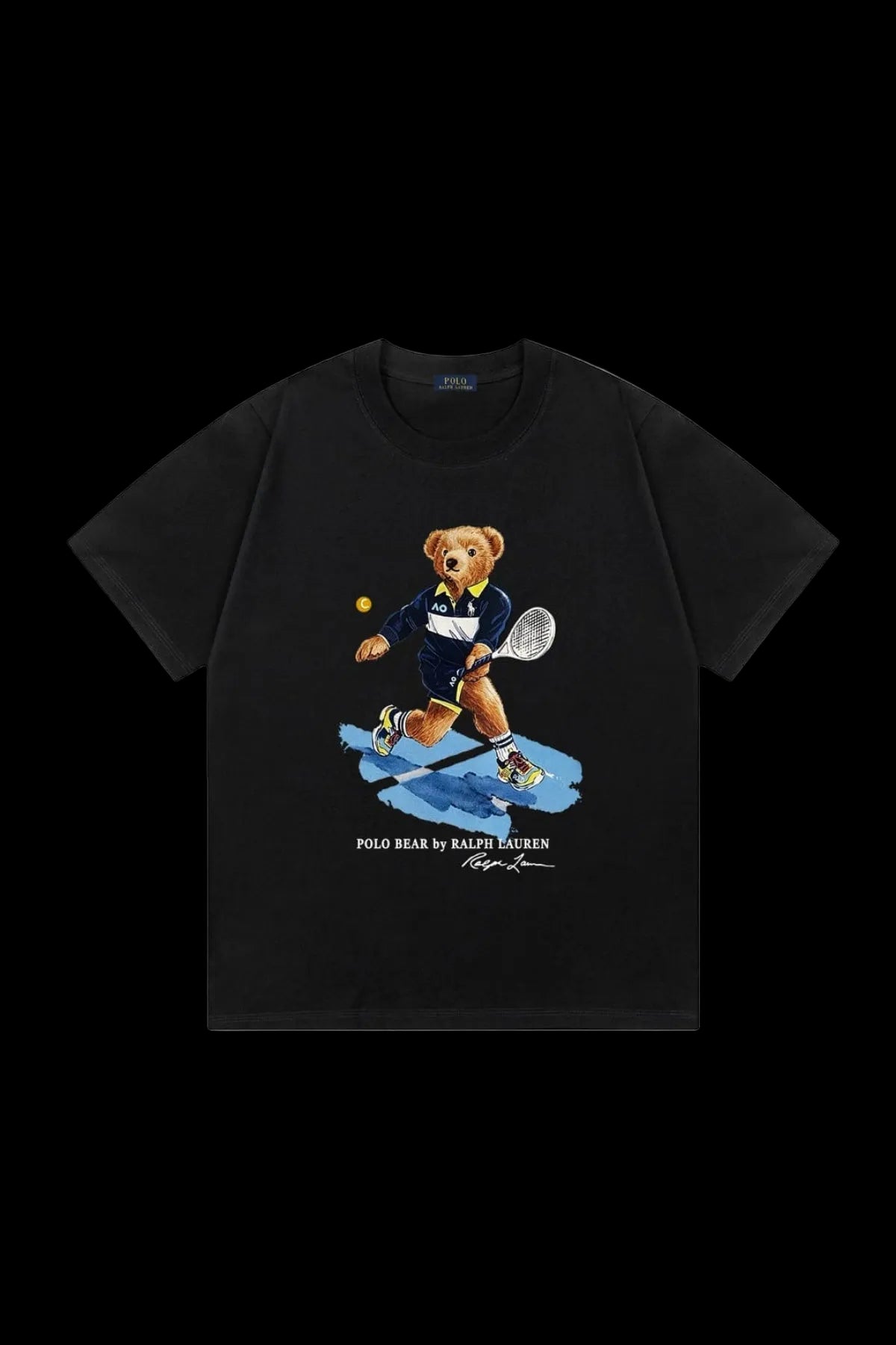 Polo Ralph Lauren "AO Tournament" Tennis Bear T-shirt (Black)