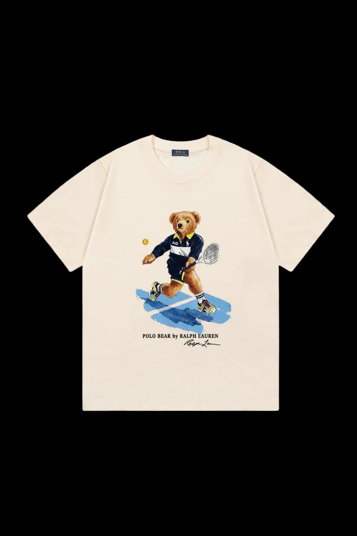Polo Ralph Lauren "AO Tournament" Tennis Bear T-shirt (Cream)