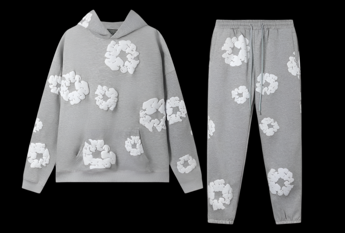 Denim Tears The Cotton Wreath Set Grey