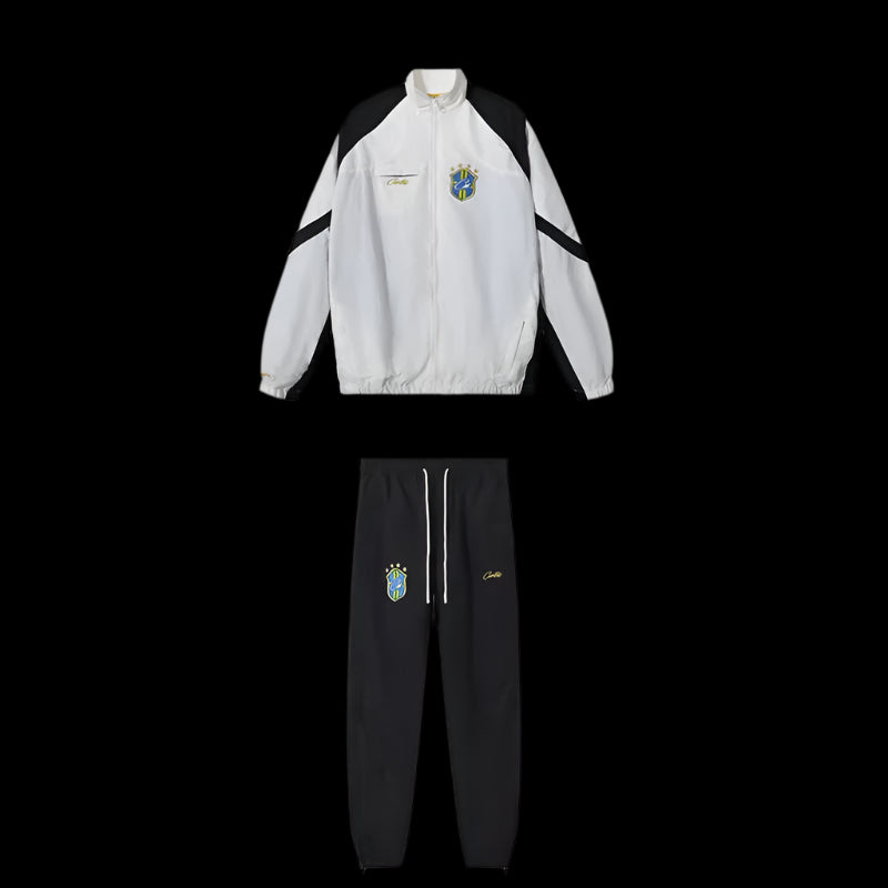 Corteiz Brazil Tracksuit White