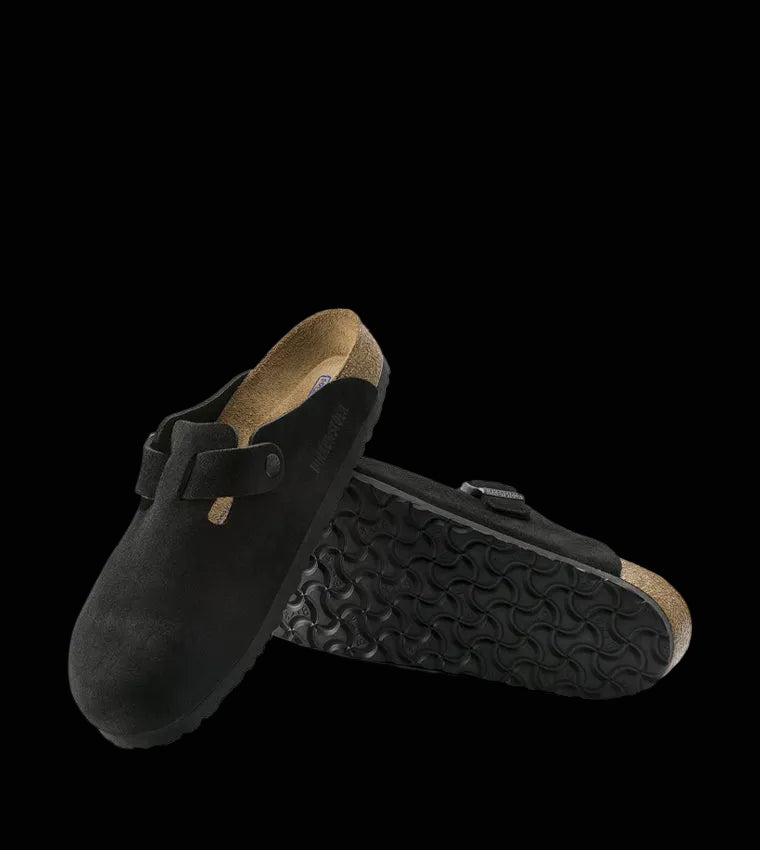 Birkenstock Boston Soft Footbed Black