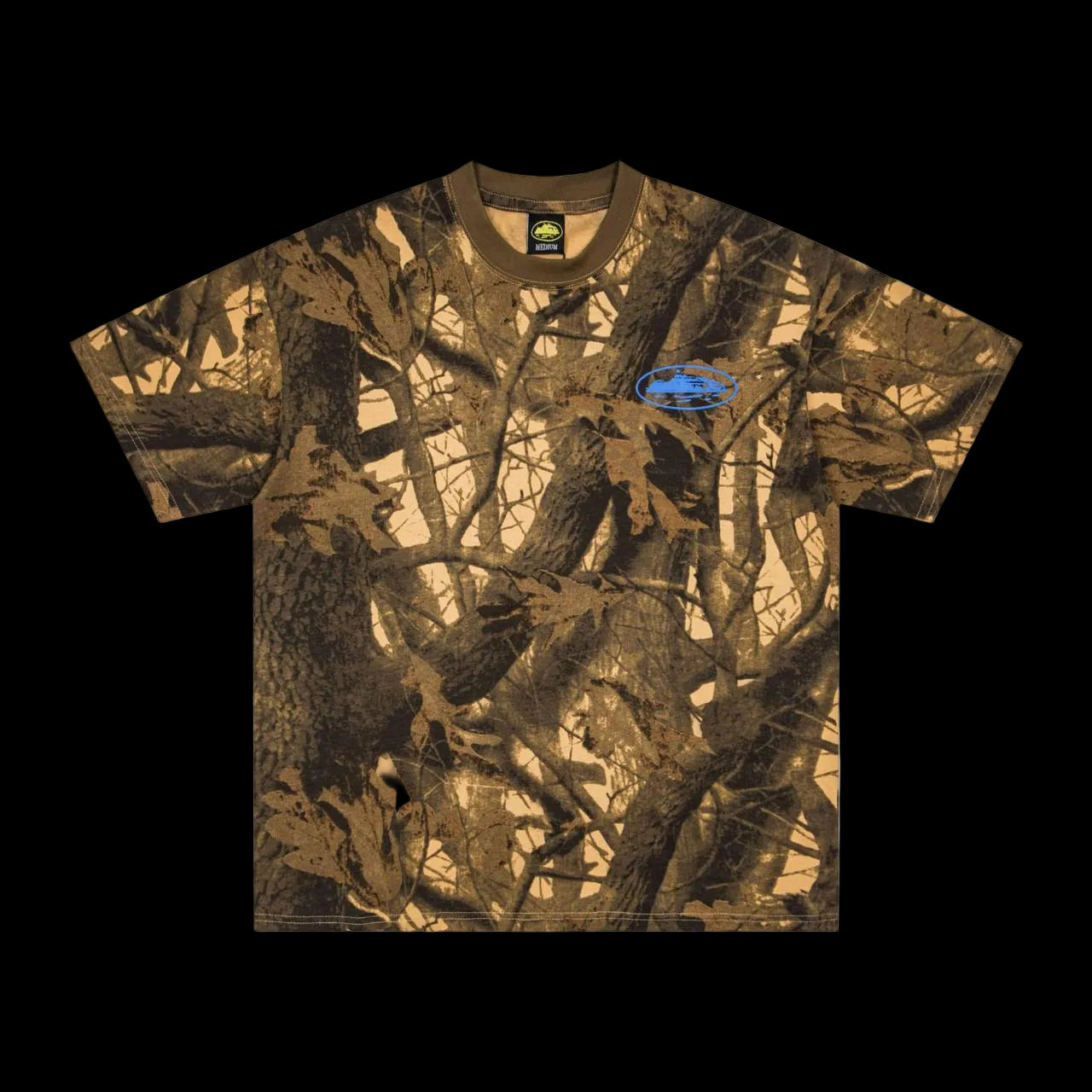 Corteiz Island Print T-shirt (Blue)