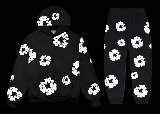 Denim Tears The Cotton Wreath Set Black