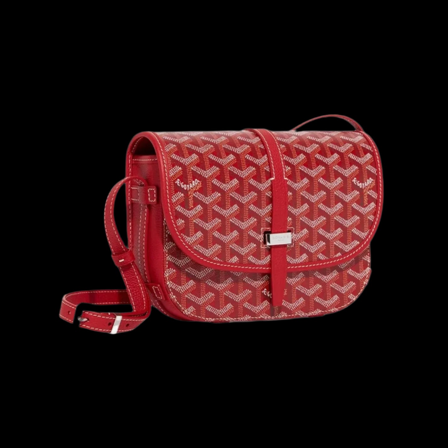 Goyard Belvedere Red Messenger Bag