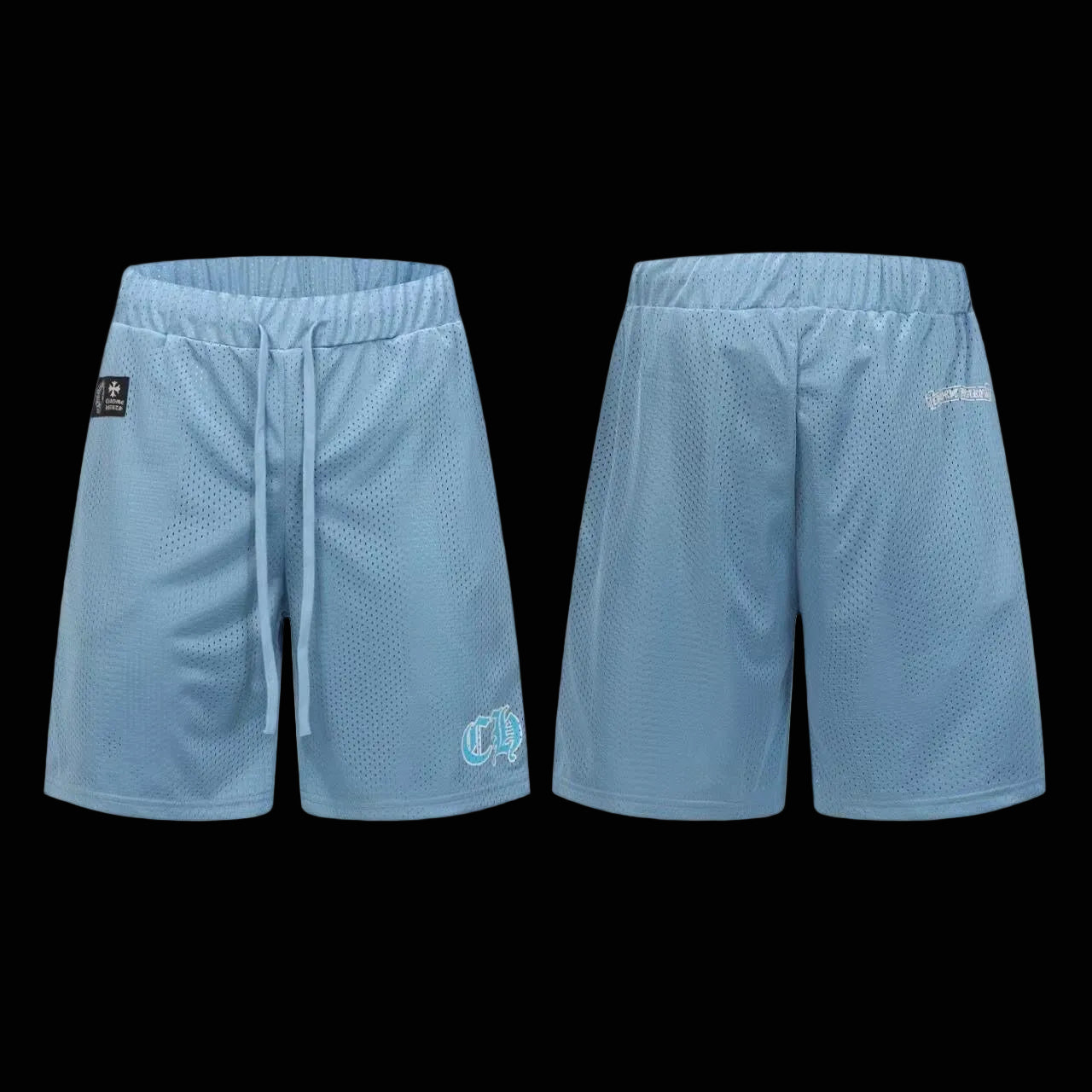 Chrome Heart Shorts Blue