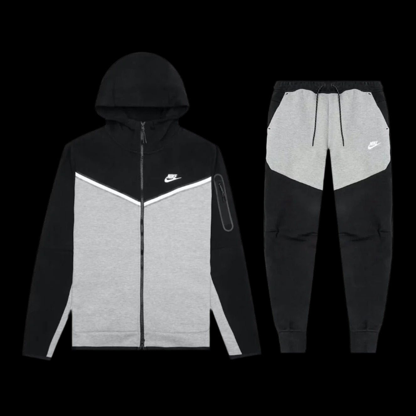 Nike Tech Fleece Grey & Black