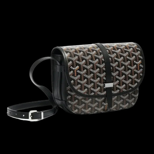 Goyard Belvedere Black Messenger Bag