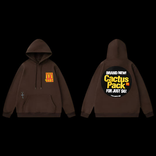 Cactus Jack X McDonalds Hoodie Brown