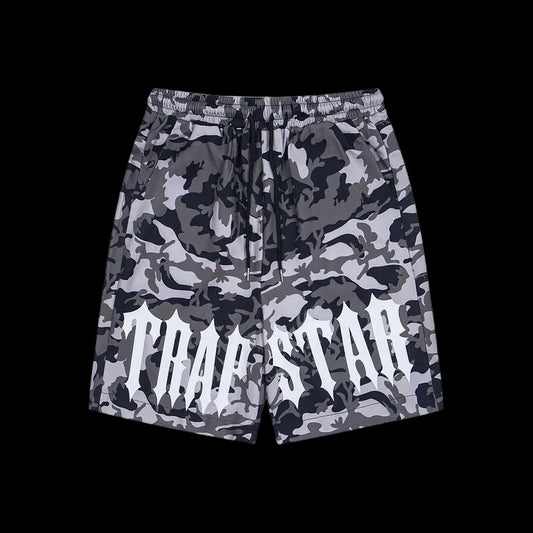 Trapstar Shorts (Gray Camo)