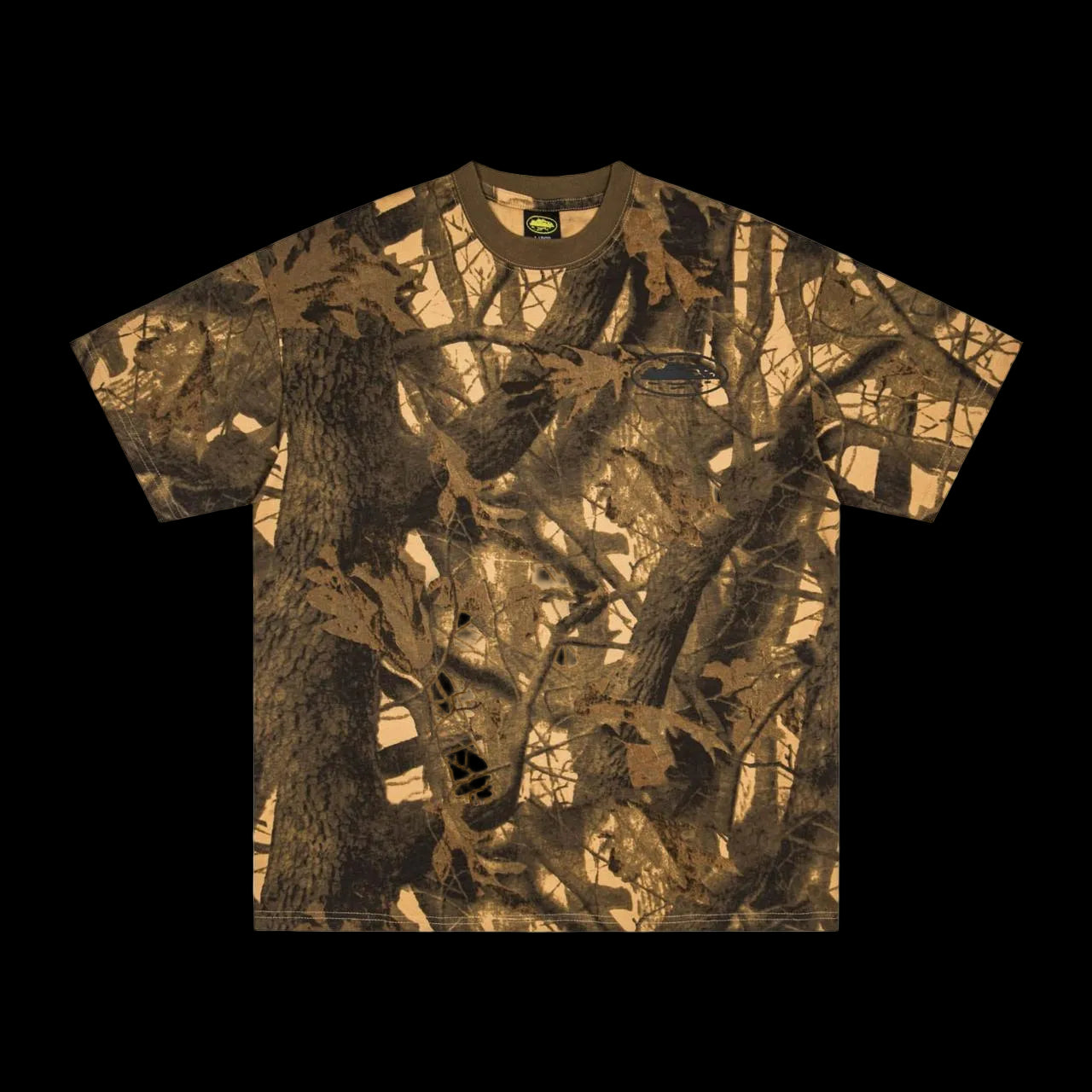 Corteiz Island Print T-shirt (Gray)