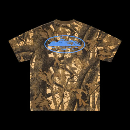Corteiz Island Print T-shirt (Blue)