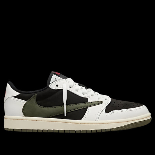 Travis Scott Jordan 1 Lows Olive