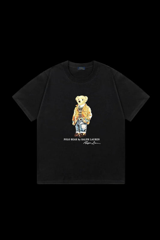 Polo Ralph Lauren "Utility Jacket & Denim" Bear T-shirt (Black)