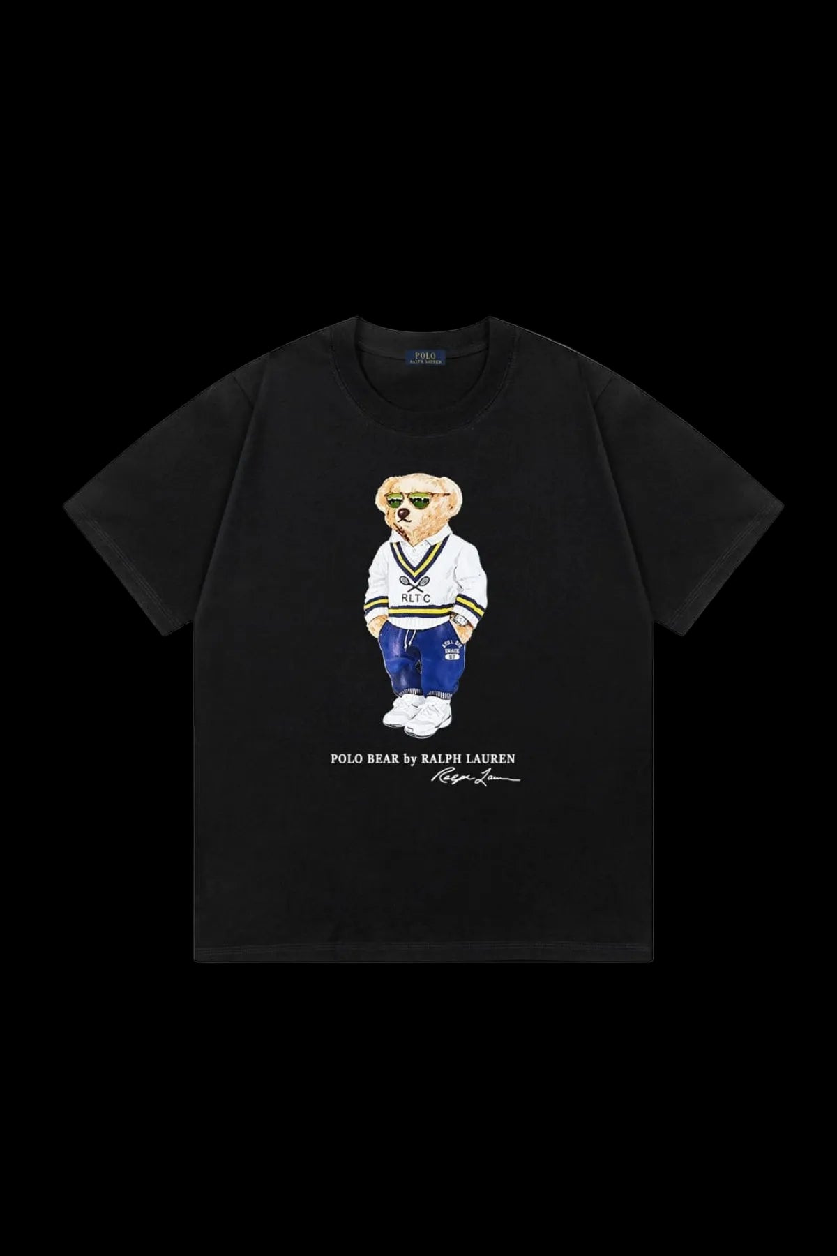 Polo Ralph Lauren "RLTC Tennis Sweater" Bear T-shirt (Black)