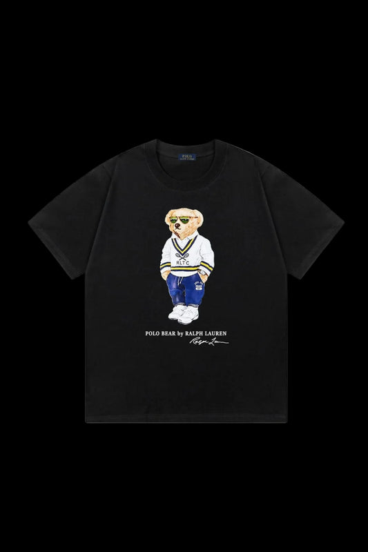 Polo Ralph Lauren "RLTC Tennis Sweater" Bear T-shirt (Black)
