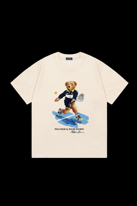 Polo Ralph Lauren "AO Tournament" Tennis Bear T-shirt (Cream)