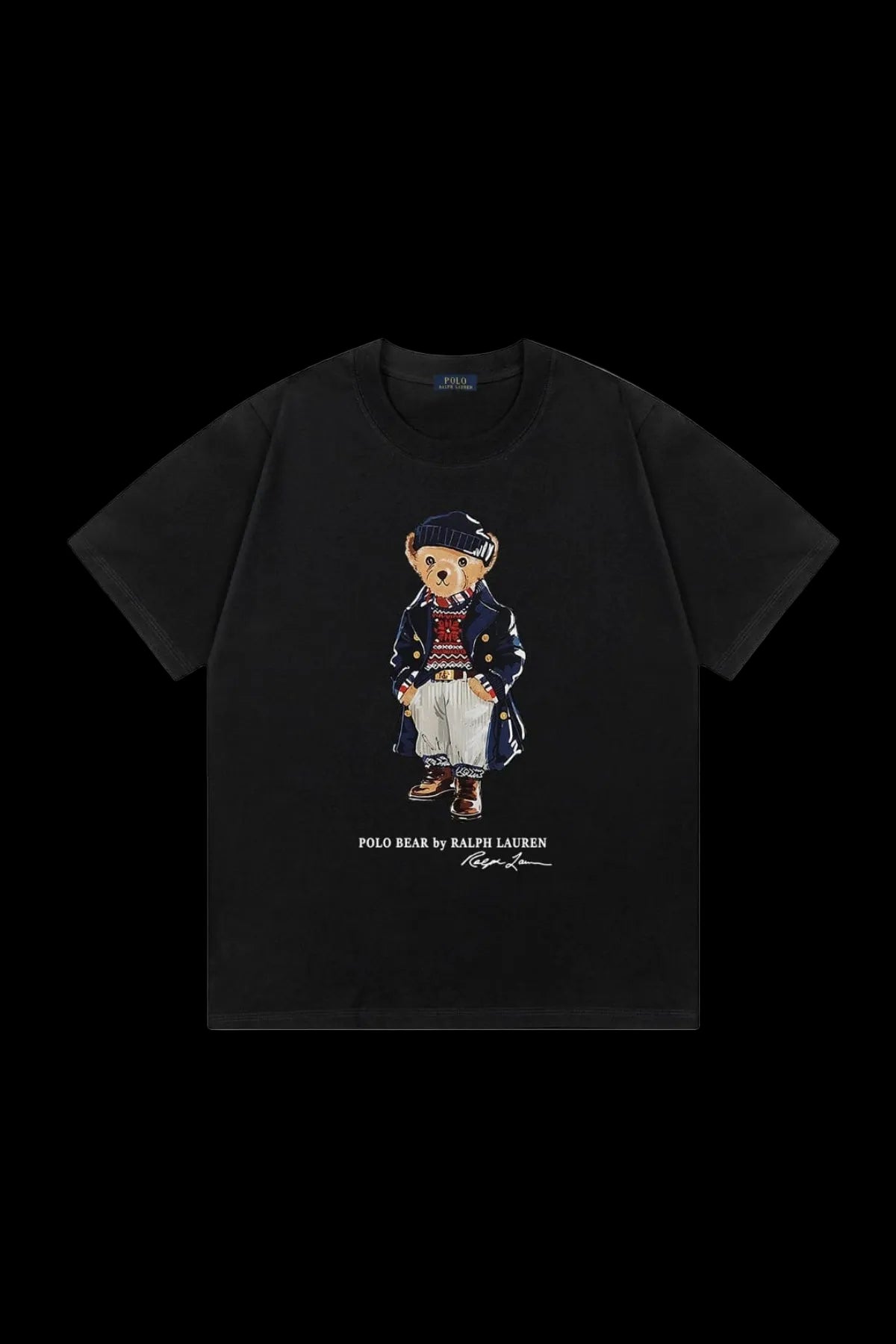 Polo Ralph Lauren "Peacoat & Watch Cap" Bear T-shirt (Black)
