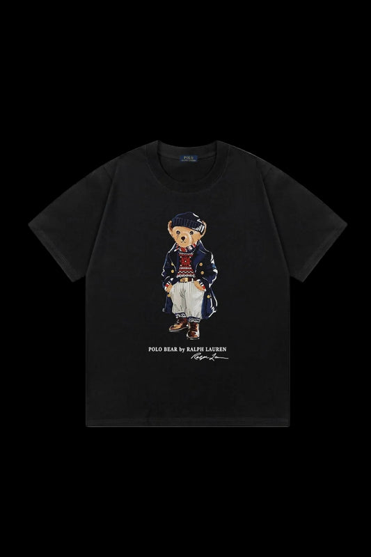 Polo Ralph Lauren "Peacoat & Watch Cap" Bear T-shirt (Black)