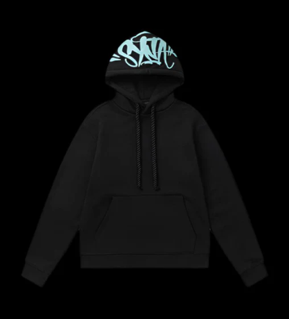 SynaWorld Tracksuit Black & Cyan