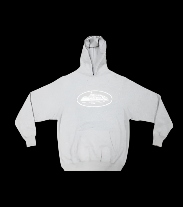 Corteiz Alcatraz Grey Hoodie Set