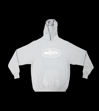 Corteiz Alcatraz Grey Hoodie Set