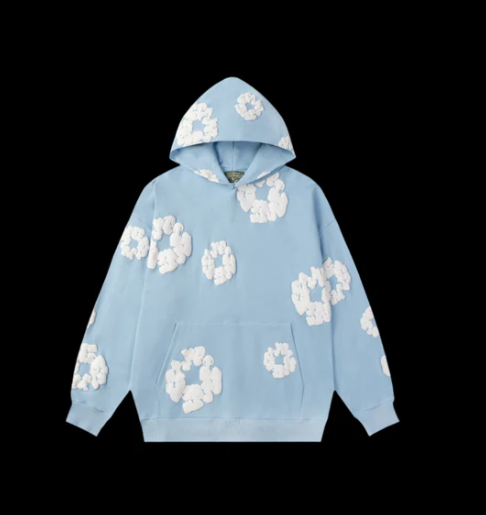 Denim Tears Hoodie Baby Blue