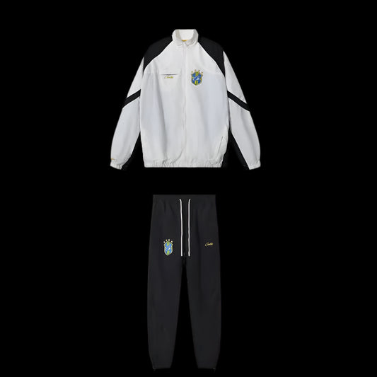 Corteiz Brazil Tracksuit White