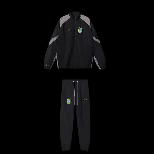 Corteiz Brazil Tracksuit Black