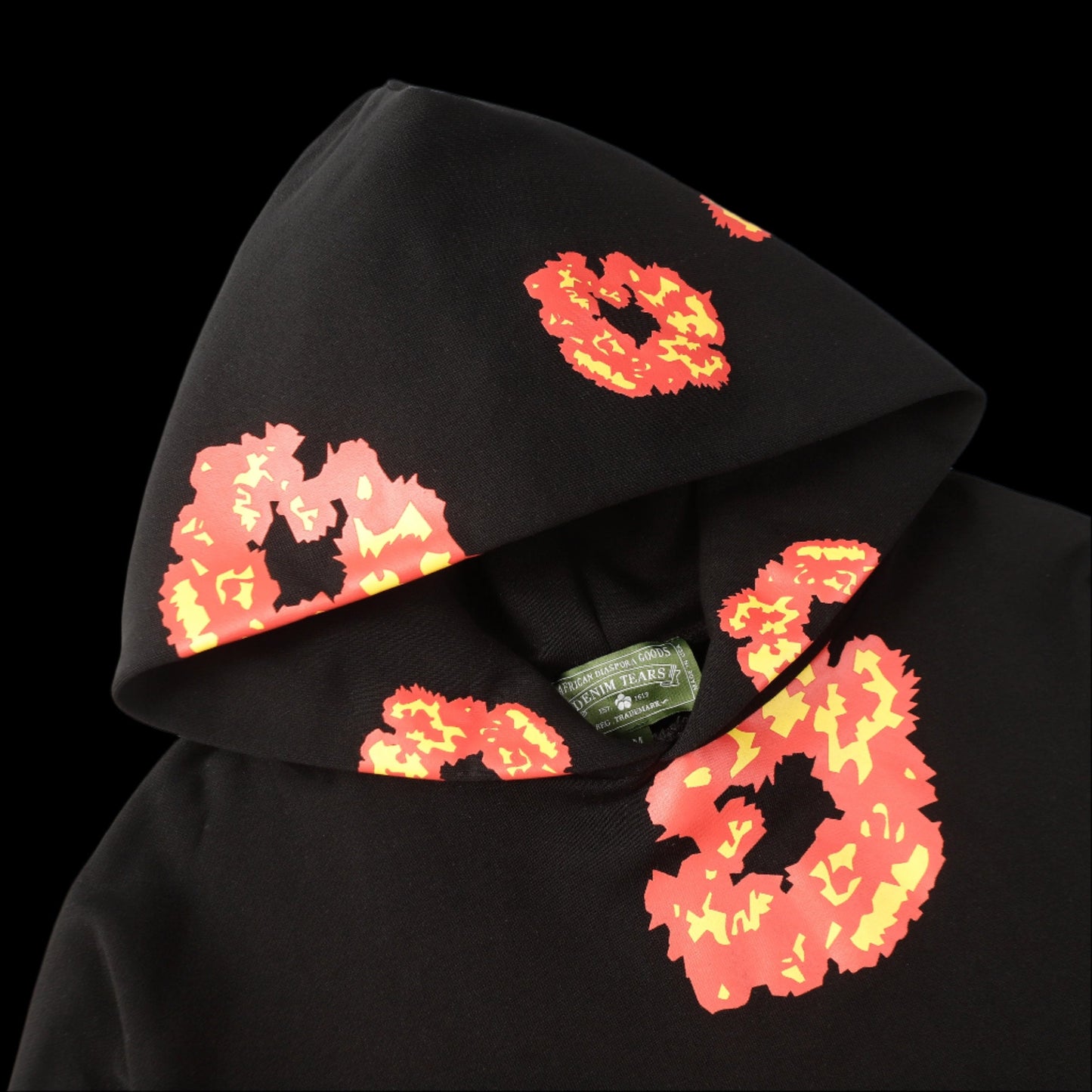 Denim Tear X Offset Cotton Wreath Hoodie